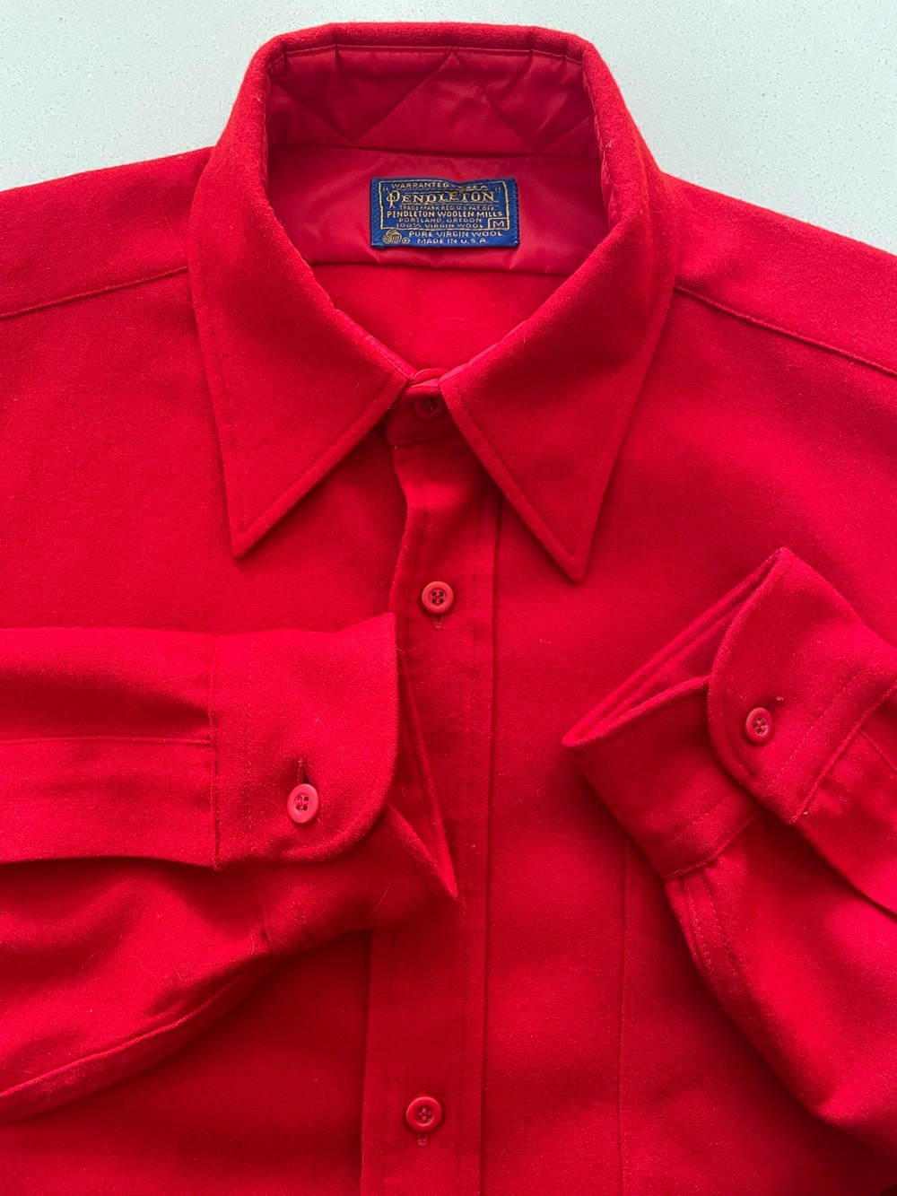 Pendleton - all wool button up shirt Size Medium